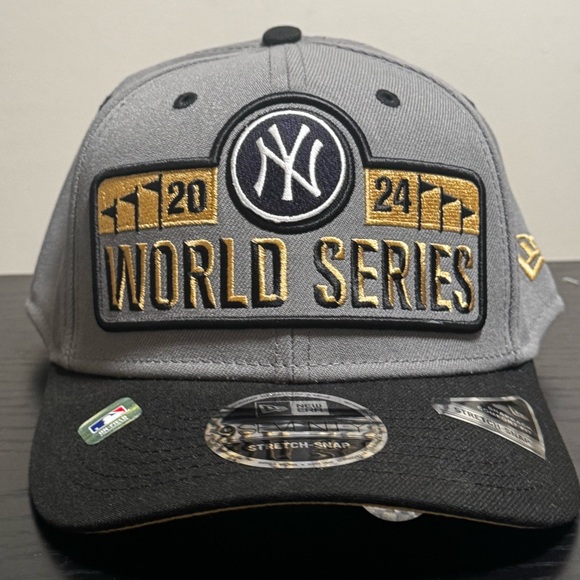New Era Other - New Era New York Yankees 2024 World Series Stretch-Snap Hat Gray/Black MLB cap
